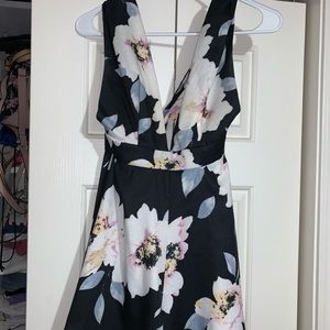 American Threads wrap floral romper